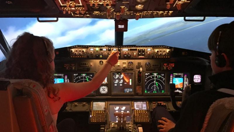 Come down to Sim 737 in Central Hobart for a fully immersive flight simulator experience in their Boeing 737 replica flight deck!